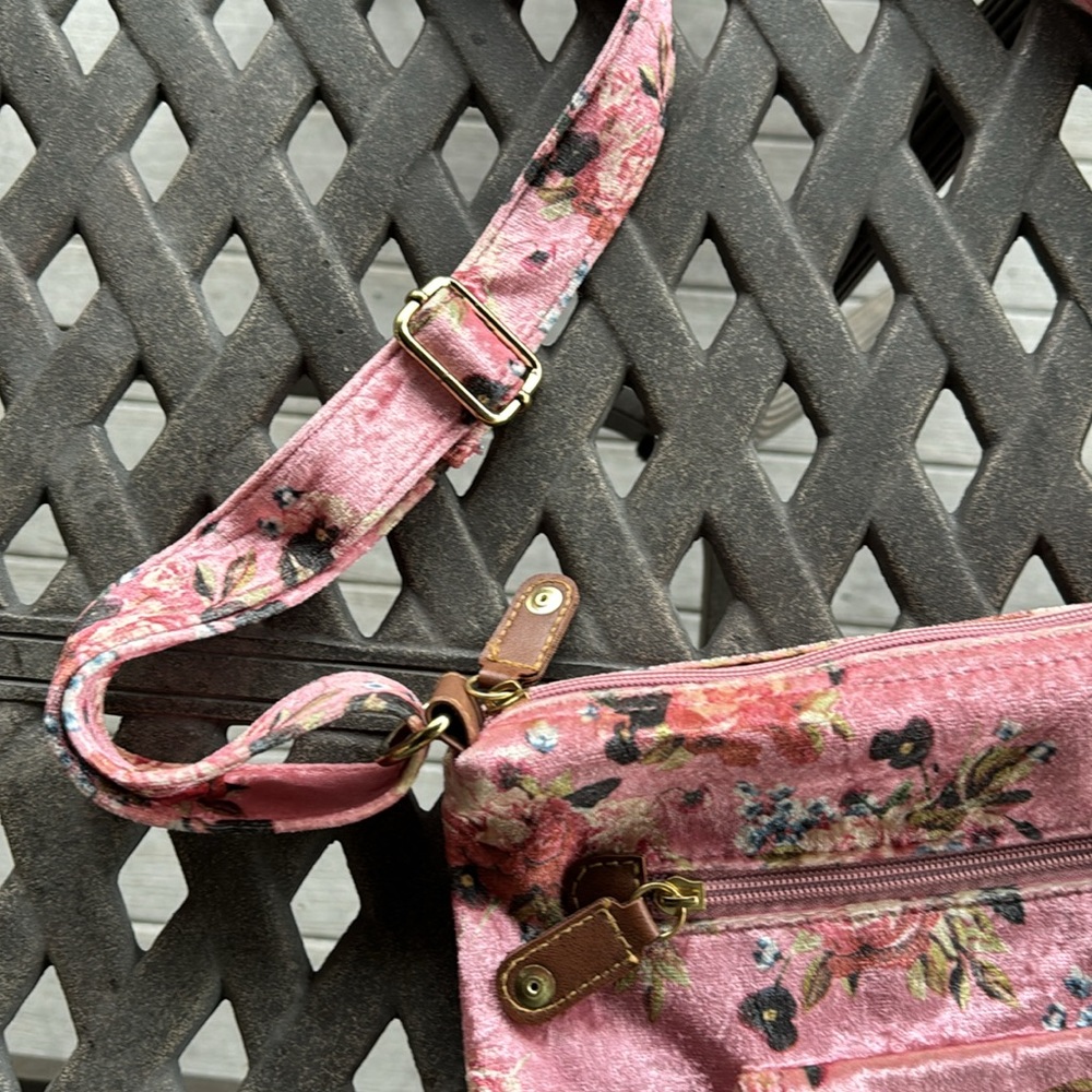 NEW Floral 3 pocket purse - Picture 7 of 7